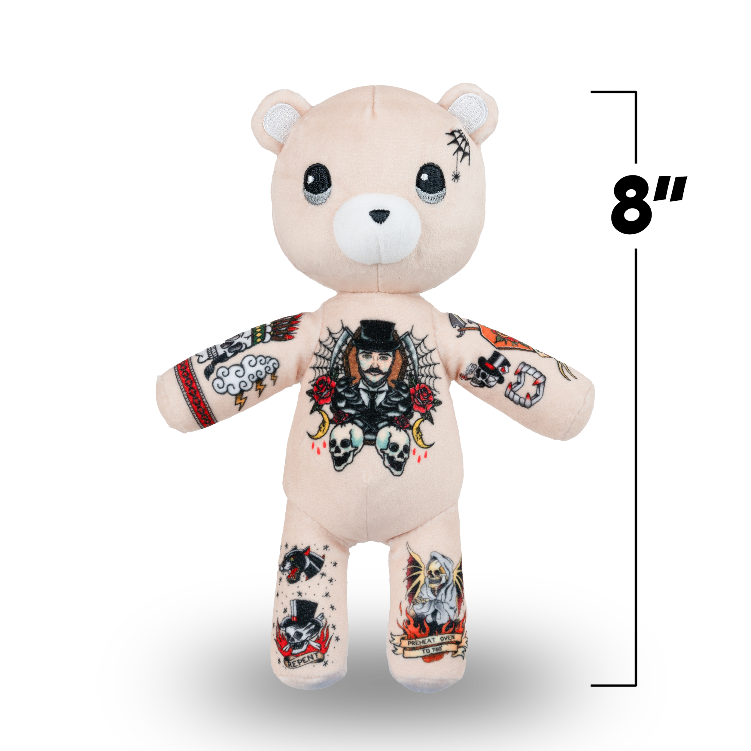 Tattoo Zoo Theodore the Bear 8-inch Sprout Plushie