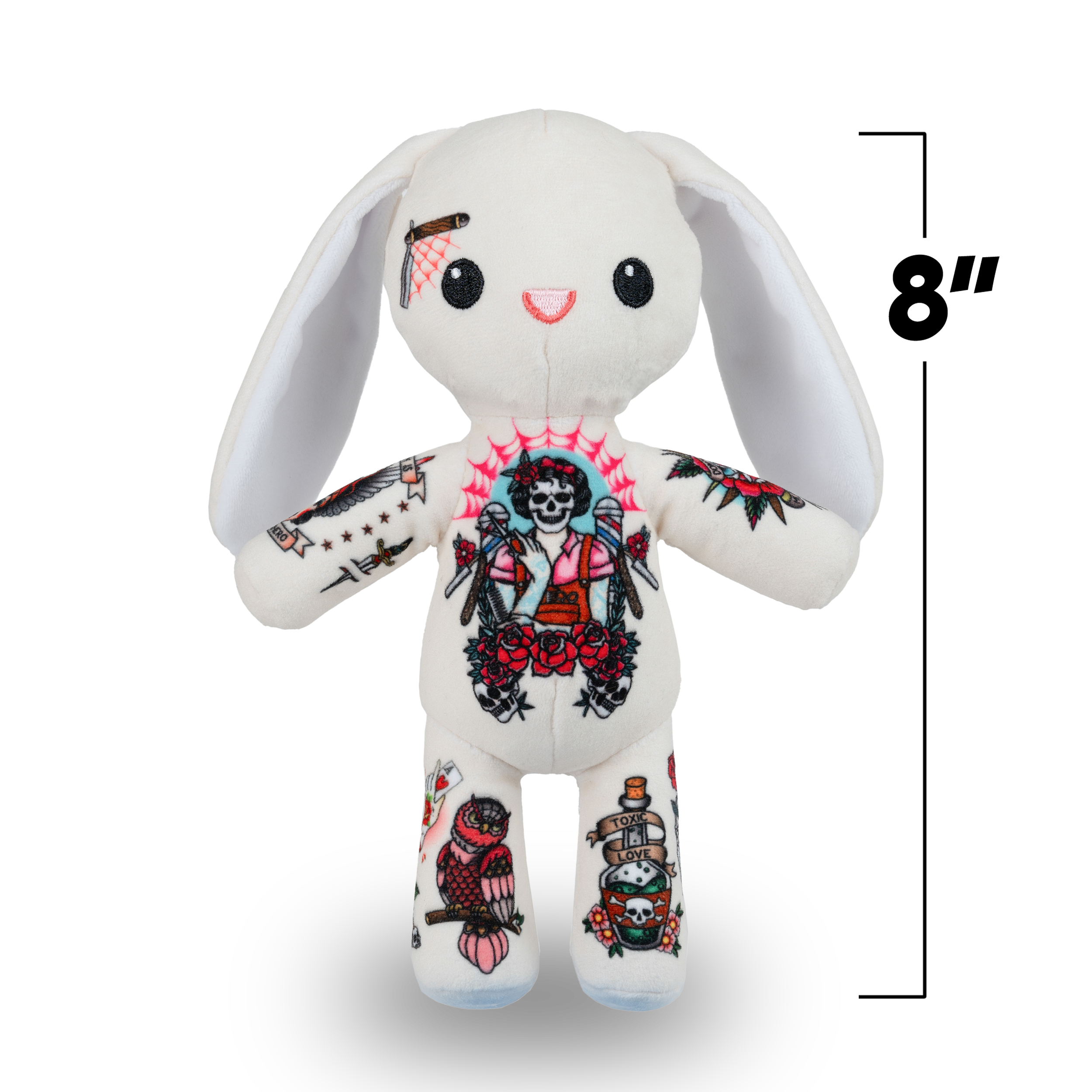Tattoo Zoo Barbara the Bunny 8-inch Sprout Plushie