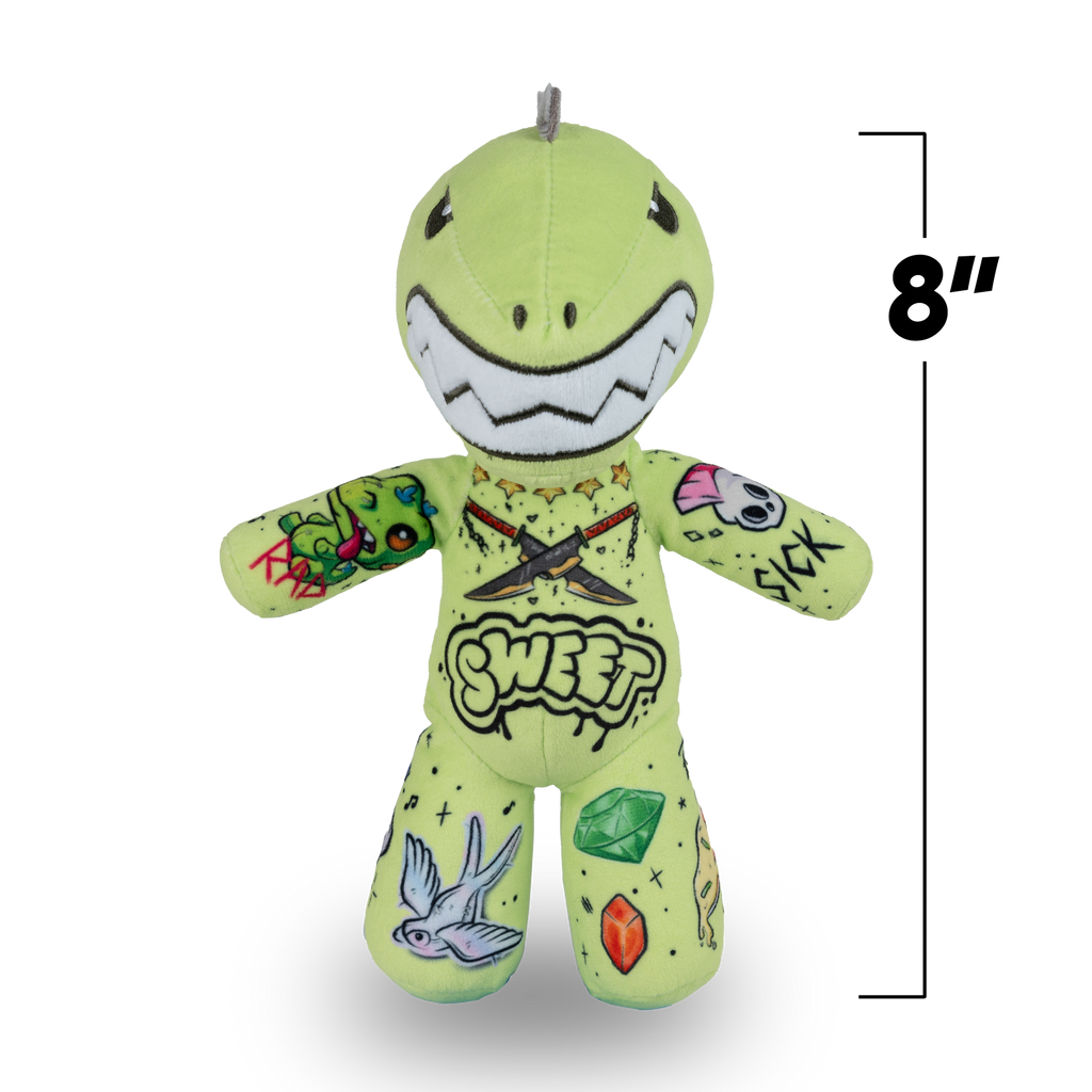 Tattoo Zoo Thrash the Dino 8-inch Sprout Plushie