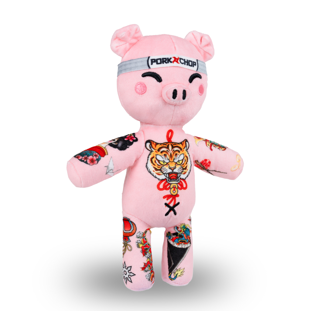 Tattoo Zoo Hiro the Pig Sushi Chef 8-inch Sprout Plushie