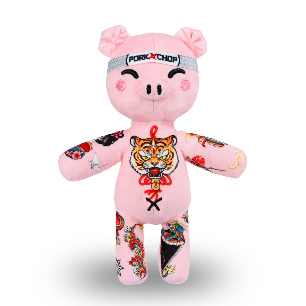 Tattoo Zoo Hiro the Pig Sushi Chef 8-inch Sprout Plushie
