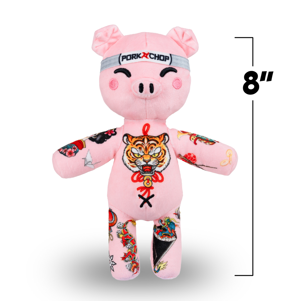 Tattoo Zoo Hiro the Pig Sushi Chef 8-inch Sprout Plushie
