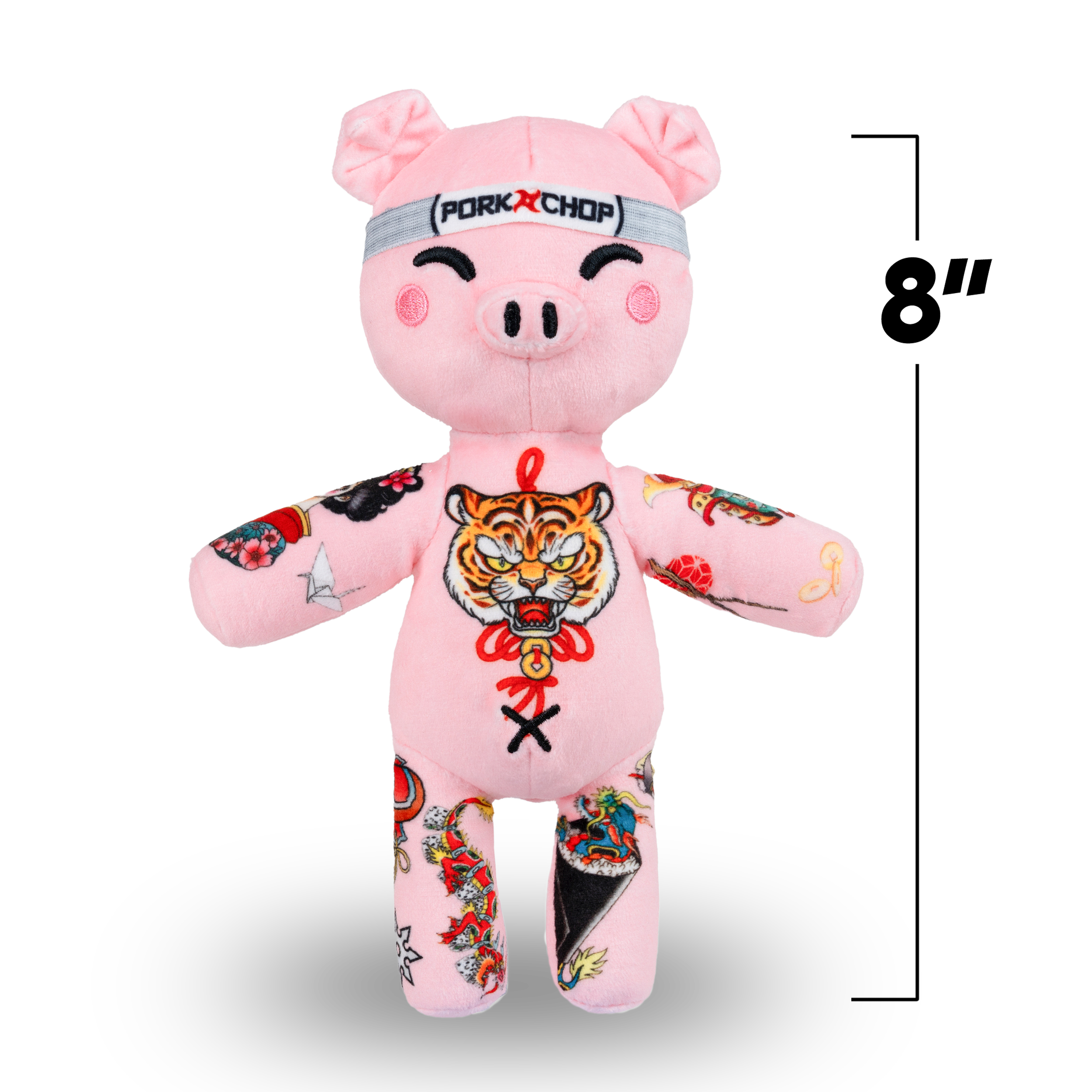 Tattoo Zoo Hiro the Pig Sushi Chef 8-inch Sprout Plushie