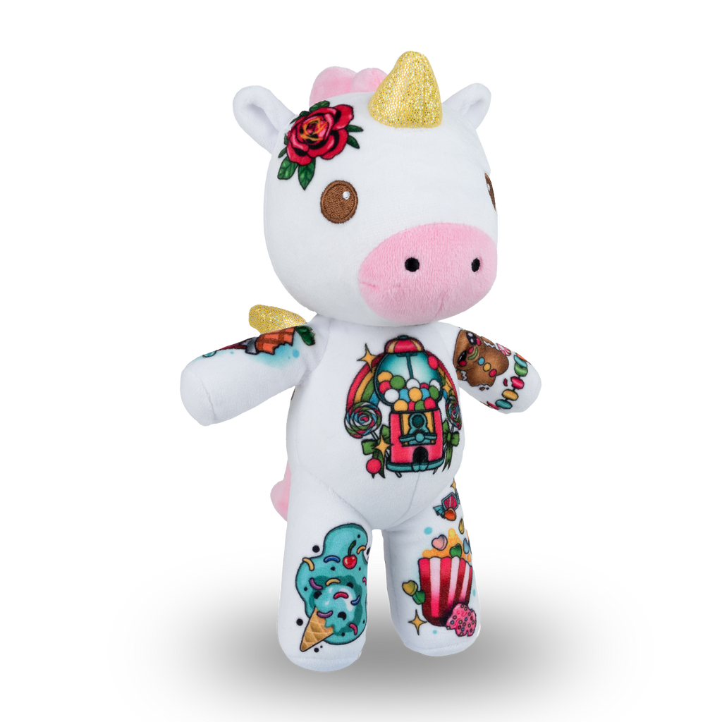 Tattoo Zoo Candy the Unicorn 8-inch Sprout Plushie