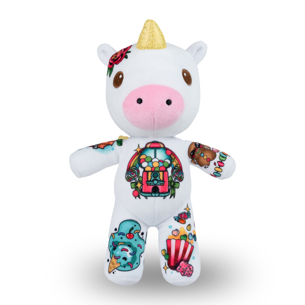 Tattoo Zoo Candy the Unicorn 8-inch Sprout Plushie