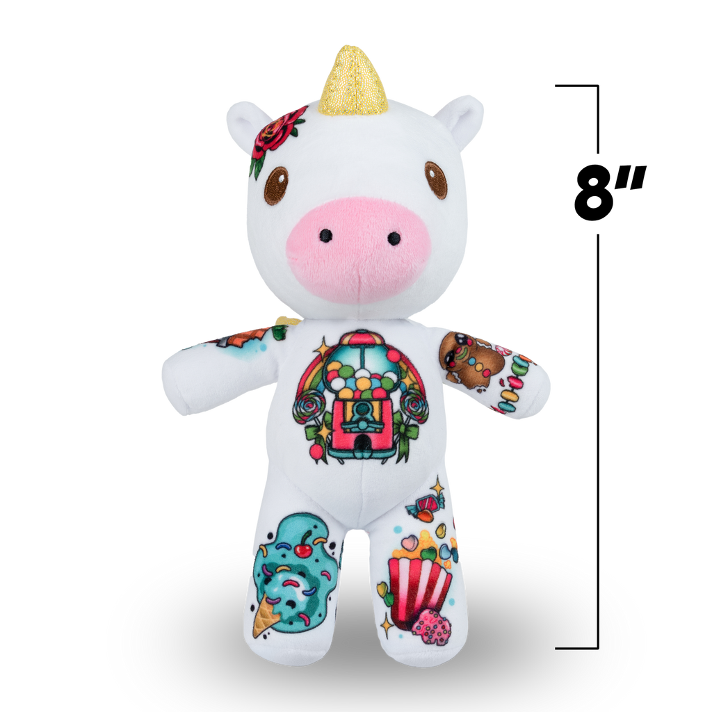 Tattoo Zoo Candy the Unicorn 8-inch Sprout Plushie
