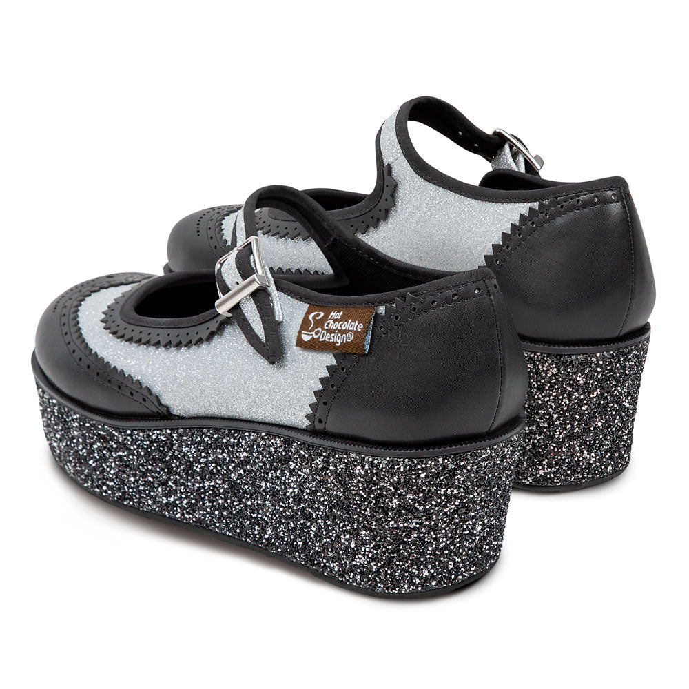 Hot Chocolate Design Chocolaticas® Havana Glitter Mary Jane Platform