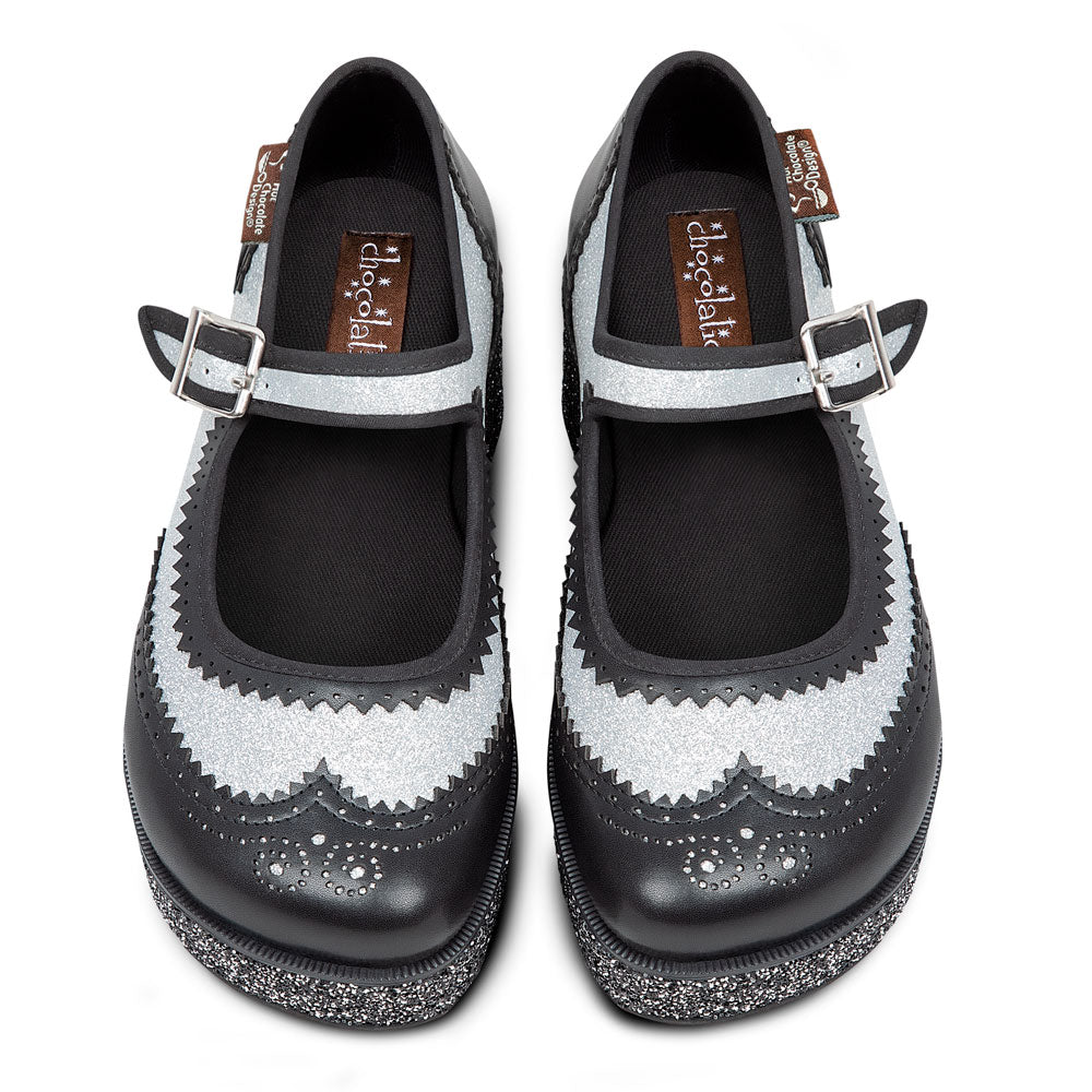 Hot Chocolate Design Chocolaticas® Havana Glitter Mary Jane Platform