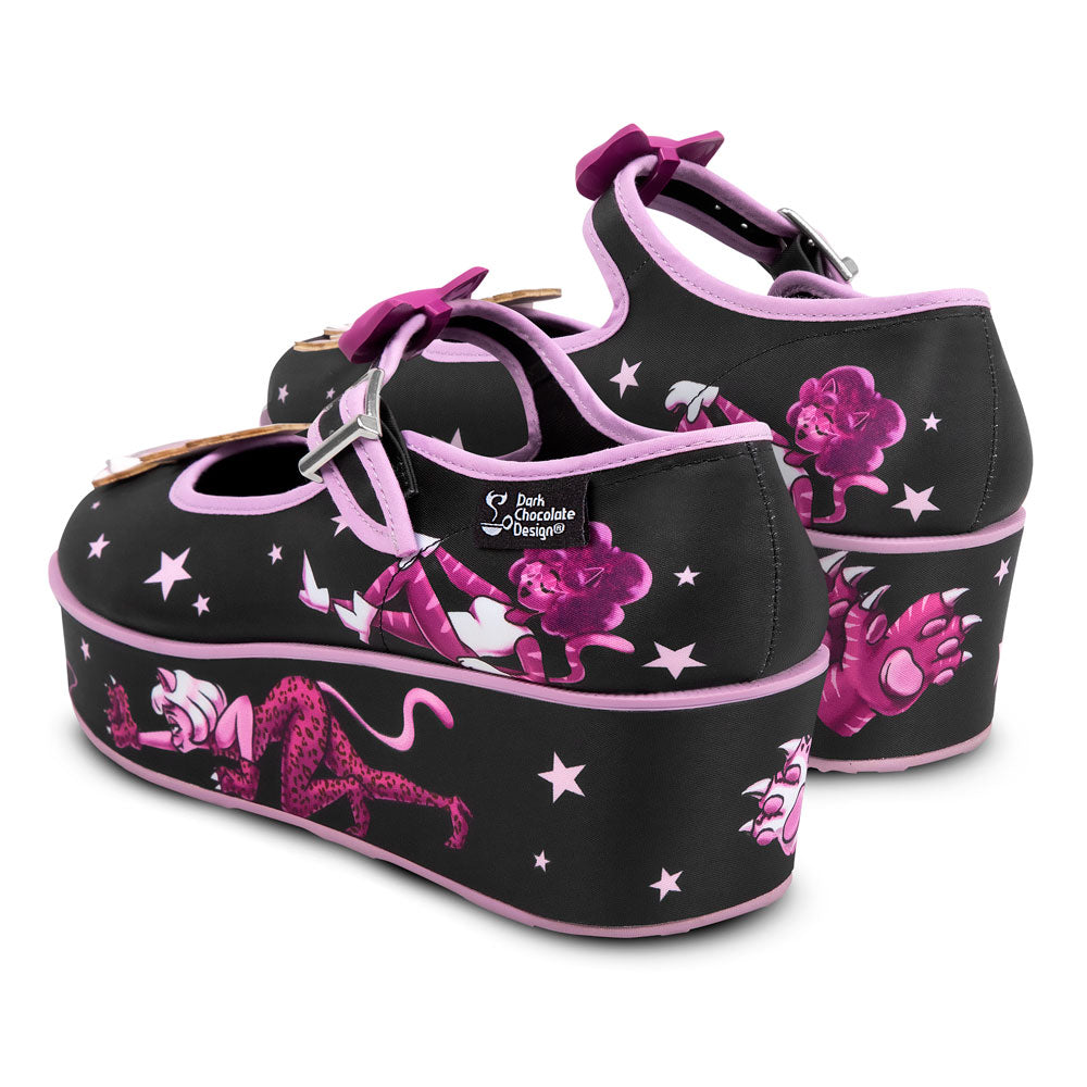 Hot Chocolate Design Chocolaticas® Lady Meow Cat Mary Jane Platform