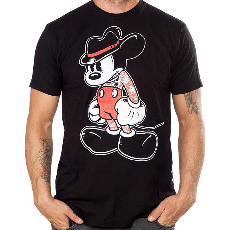 Black Market Art Tattooed Mean Mouse Tee