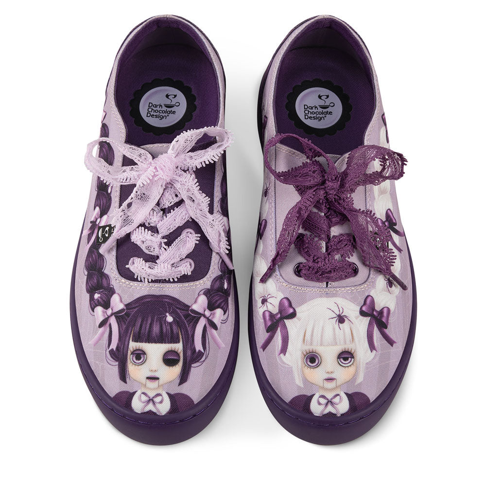 Hot Chocolate Design Chocolaticas® Nocturna Sisters Goth Sneaker