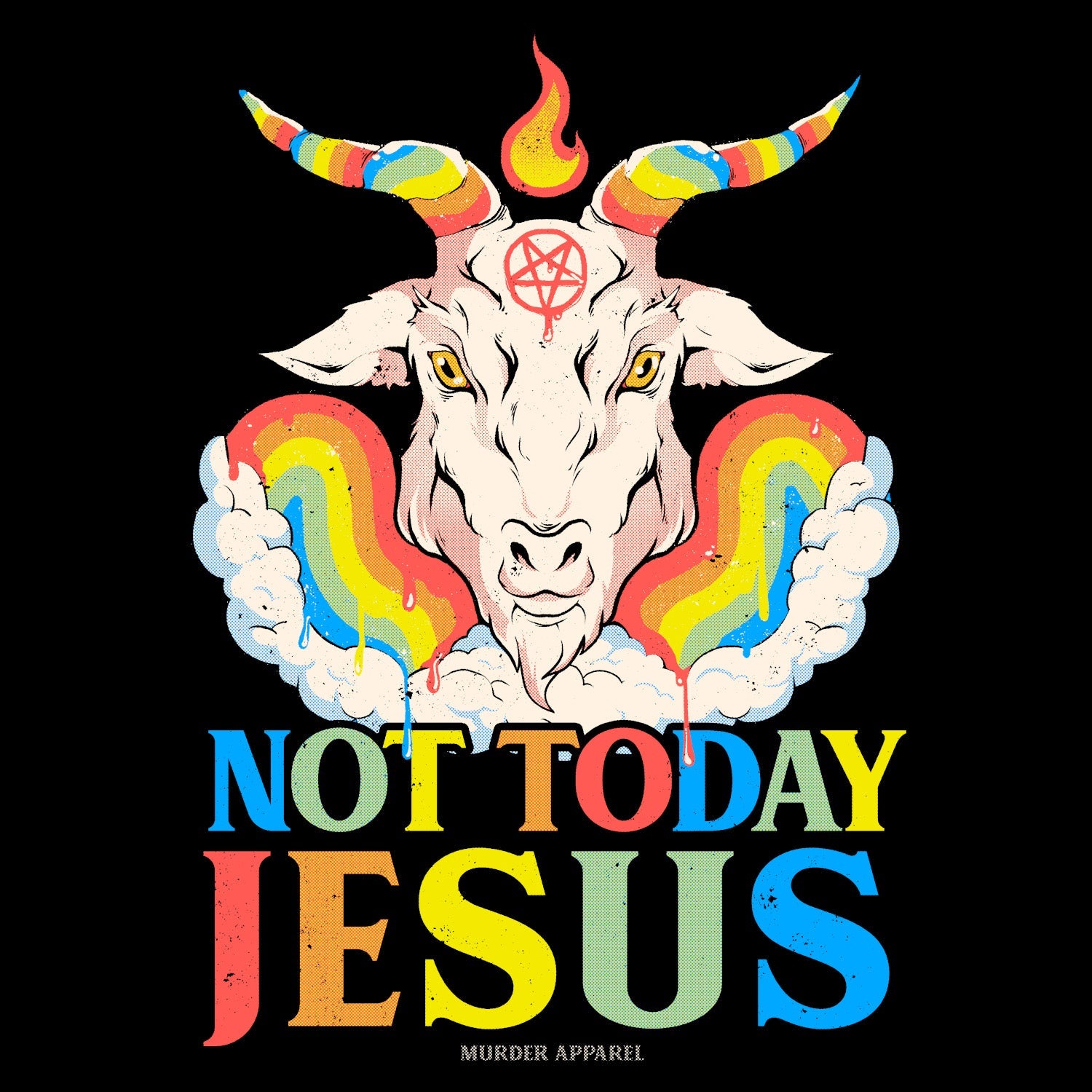 Murder Apparel Not Today Jesus T-shirt