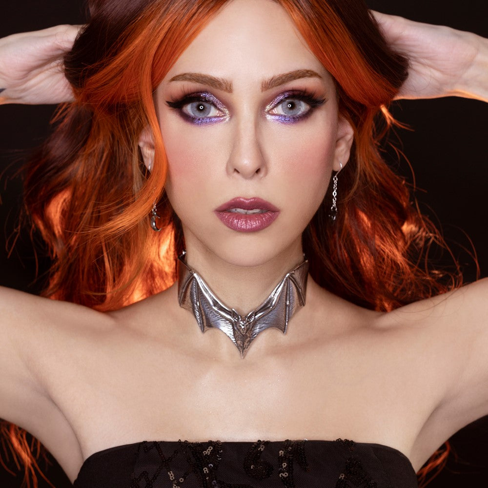 Alchemy Gothic Descending Darkness Necklace Choker P983