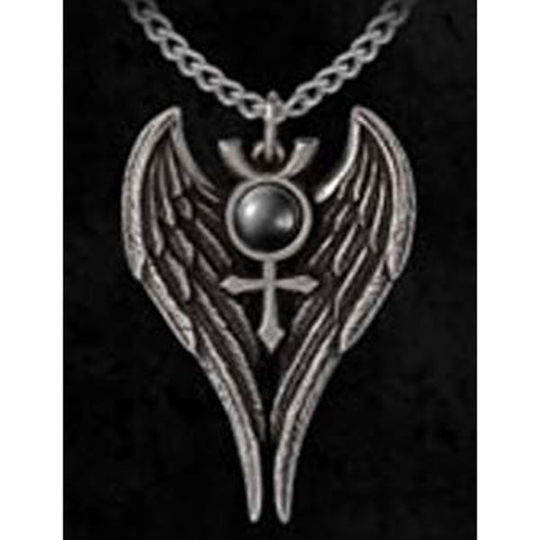 Alchemy Gothic Angel of Mercury Astrology Necklace P993