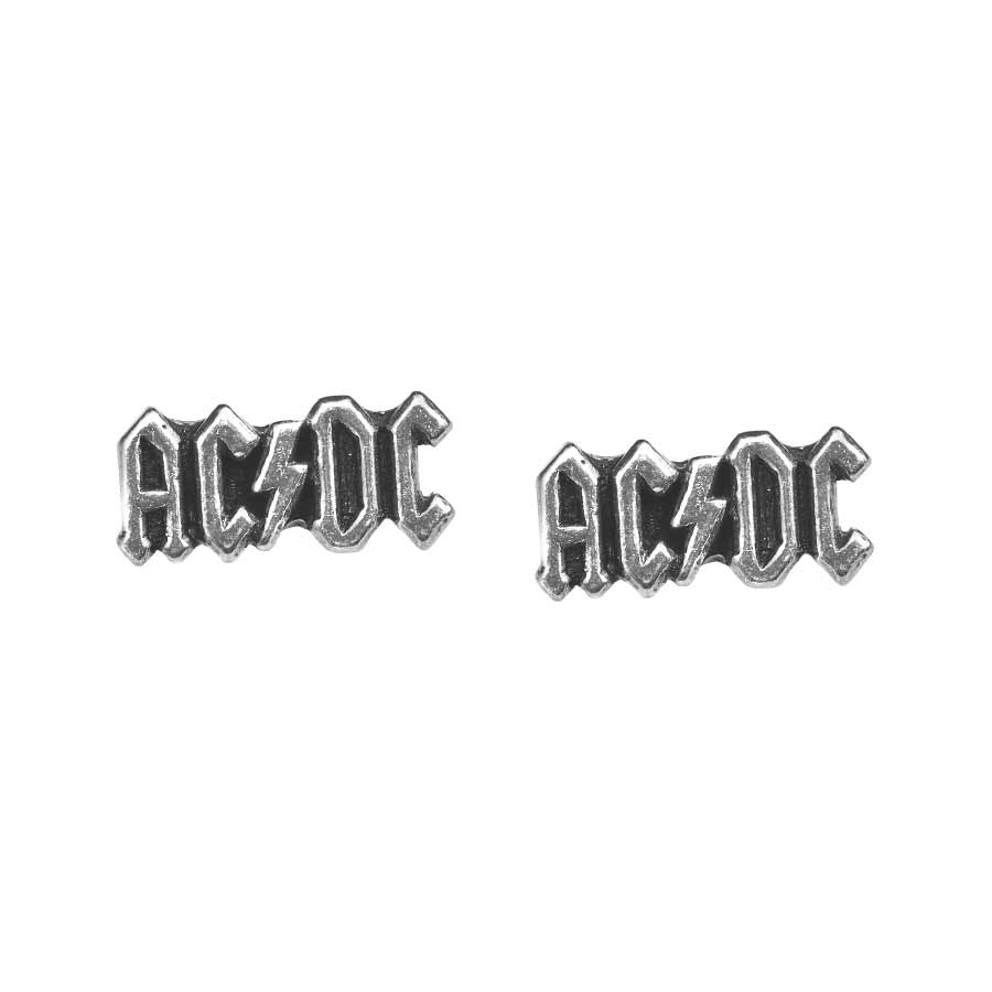 Alchemy Gothic AC/DC Band Logo Earrings PE4