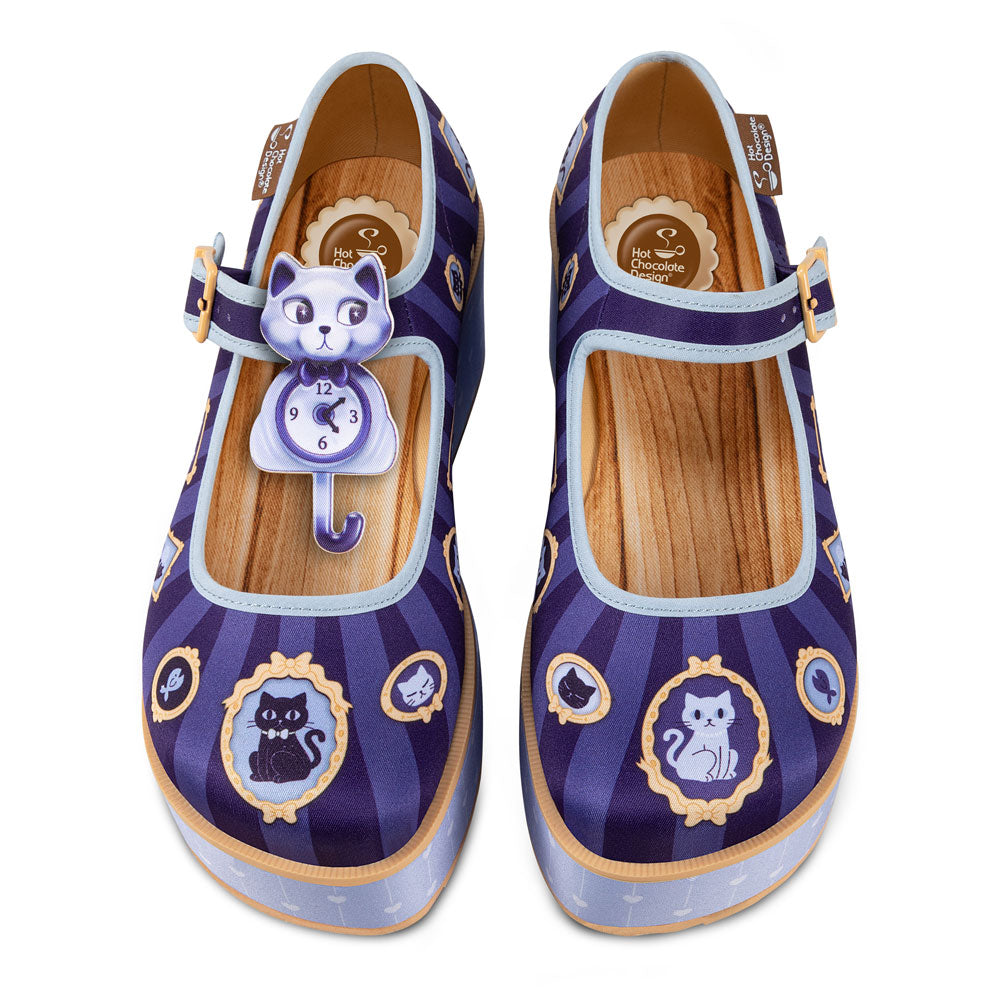 Hot Chocolate Design Chocolaticas® Purrfect Time Cat Mary Jane Platform
