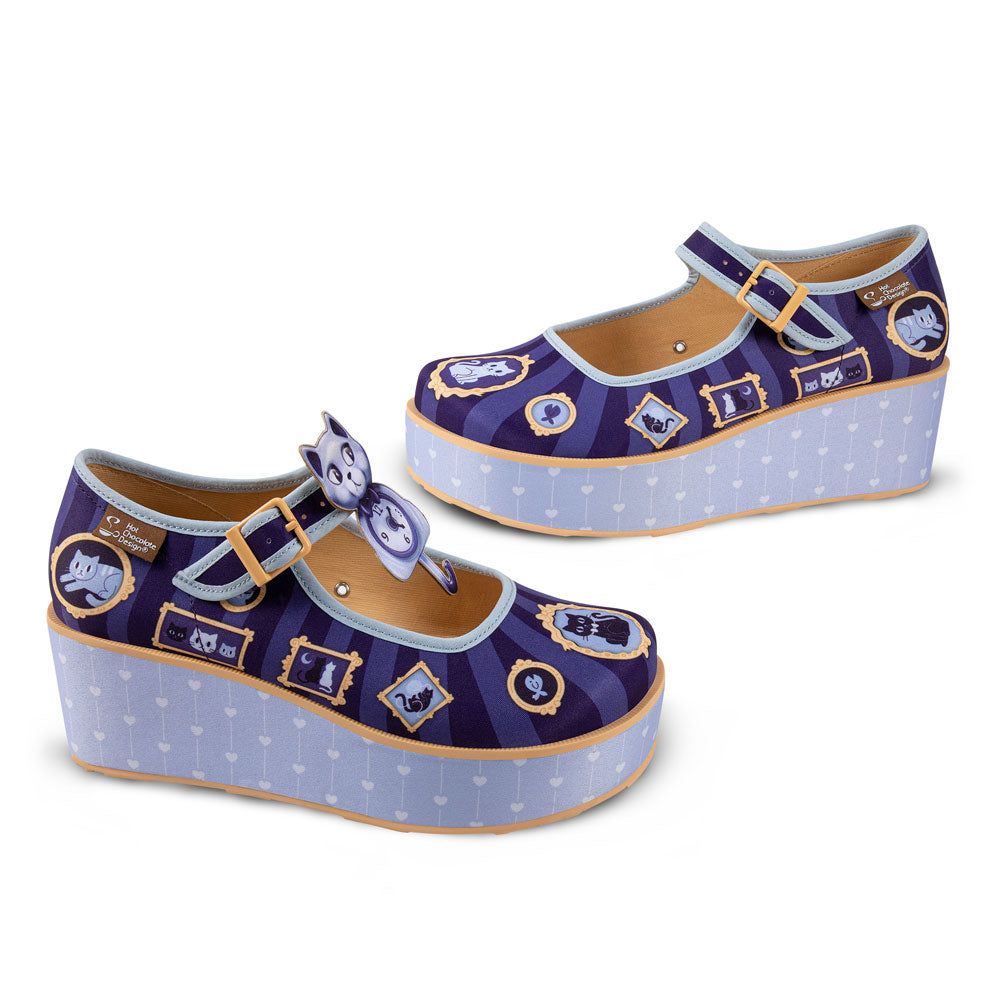 Hot Chocolate Design Chocolaticas® Purrfect Time Cat Mary Jane Platform