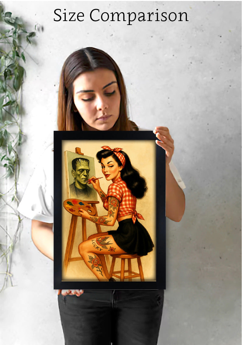 Black Market Painting Pin Up Fine Art Print