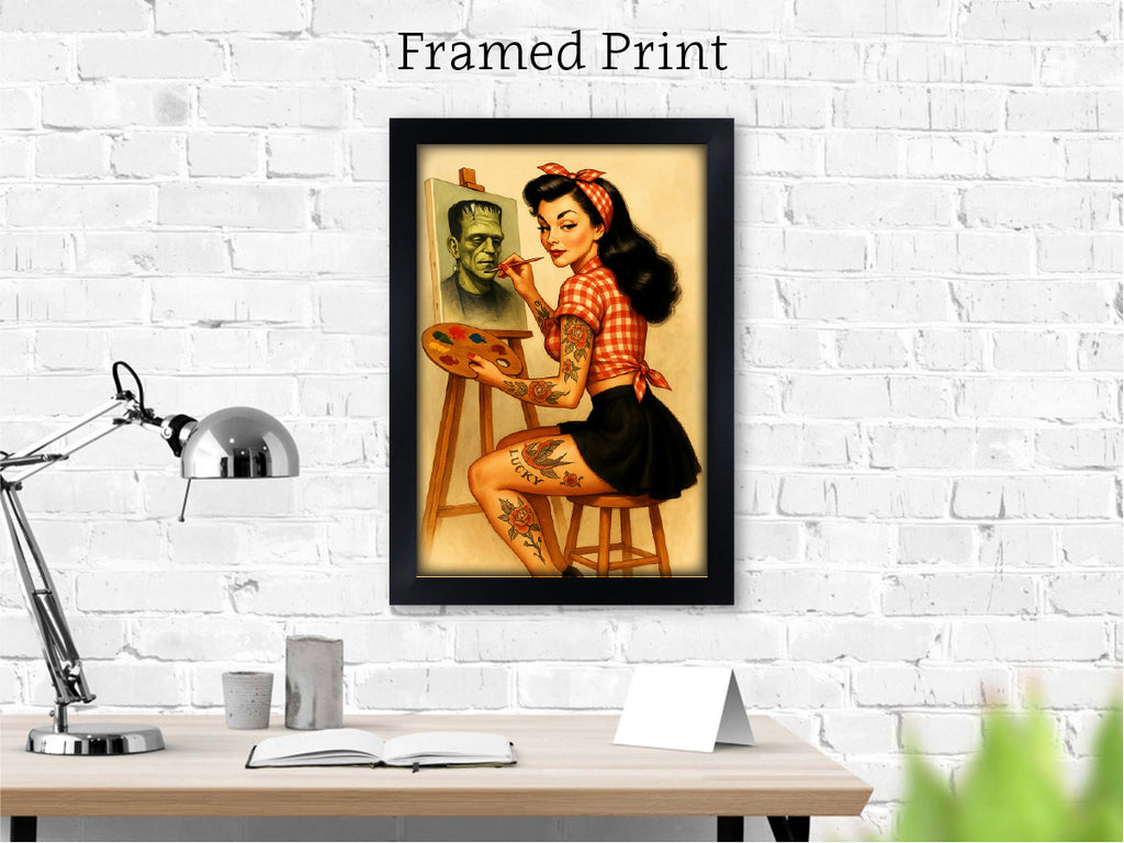 Black Market Painting Pin Up Fine Art Print
