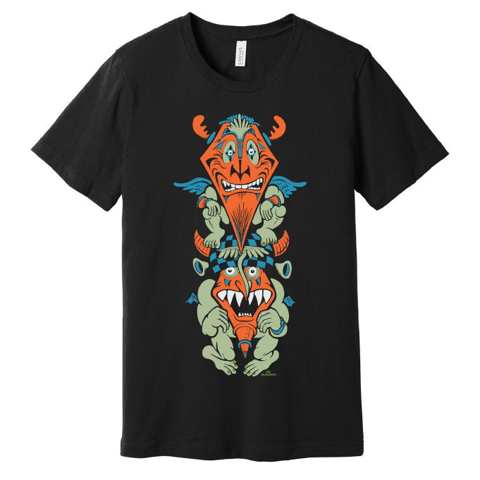 Fingers Duke Totem 7 Black T-Shirt
