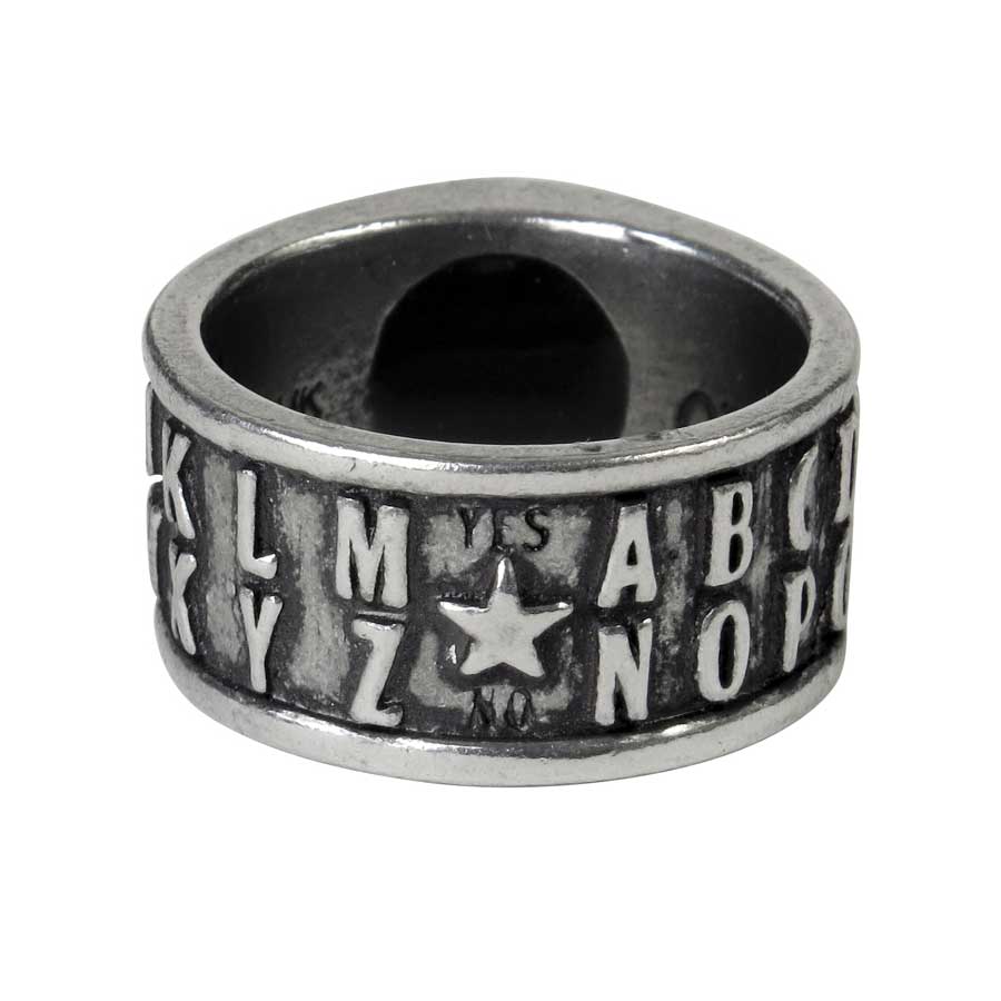 Alchemy Gothic Ouija Board Mystical Seance Ring R215