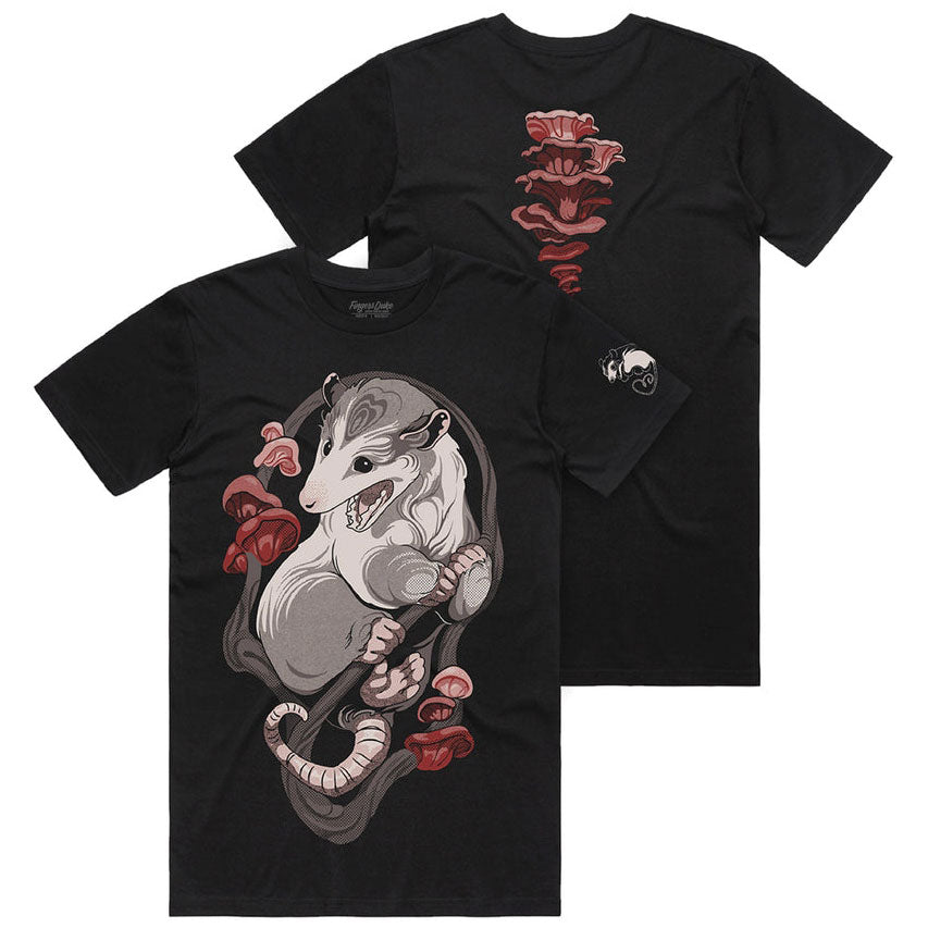 Fingers Duke Awesome Opossum Black T-Shirt