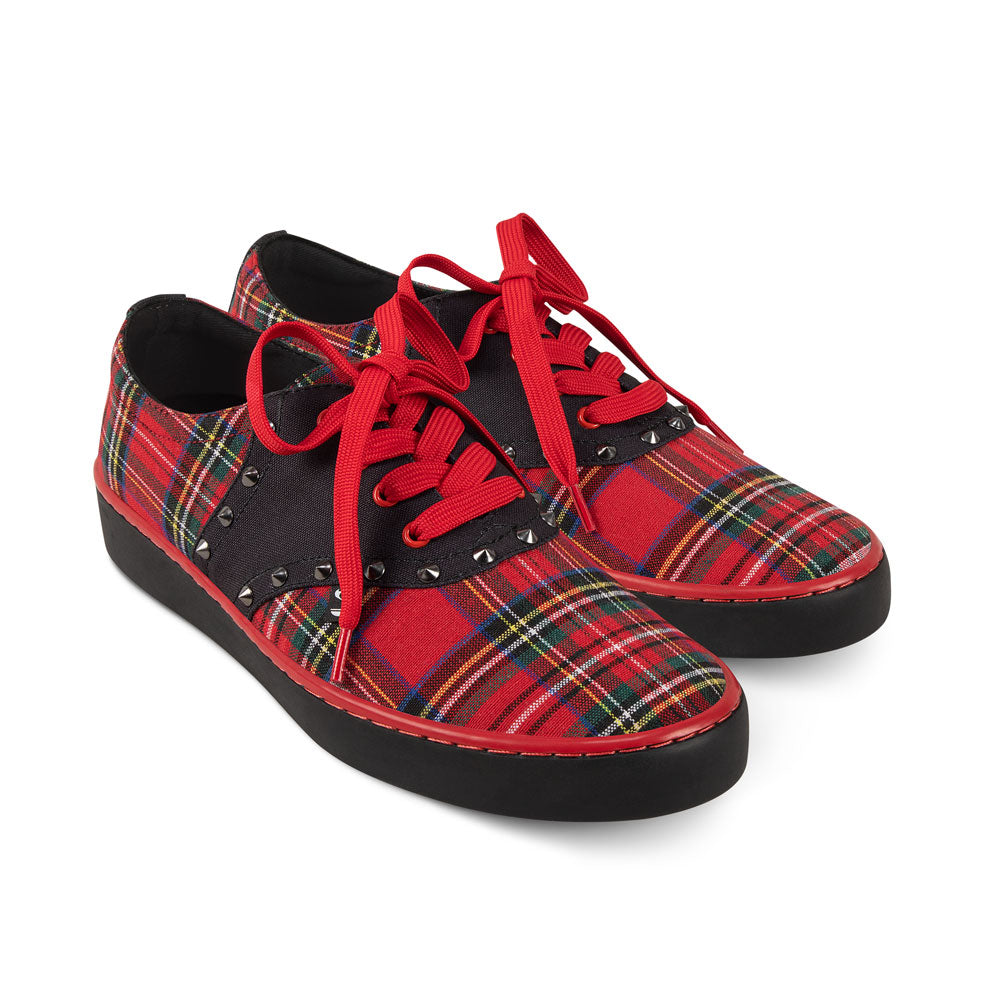 Hot Chocolate Design Chocolaticas® Rebel Tartan Casual Sneaker