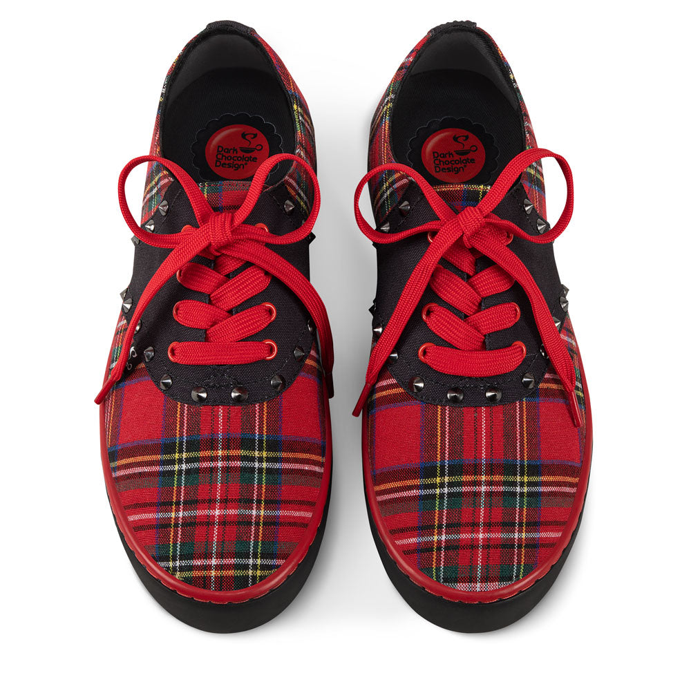 Hot Chocolate Design Chocolaticas® Rebel Tartan Casual Sneaker