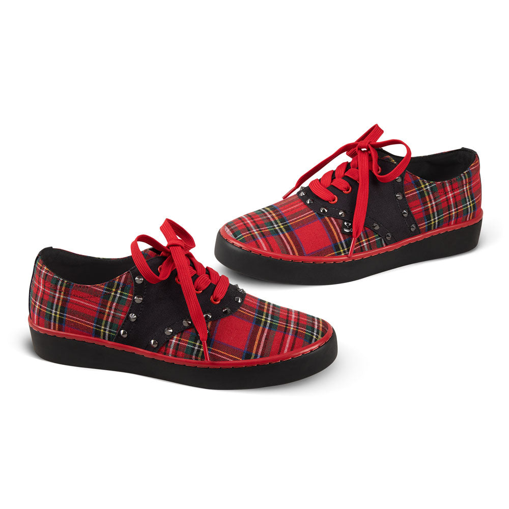 Hot Chocolate Design Chocolaticas® Rebel Tartan Casual Sneaker