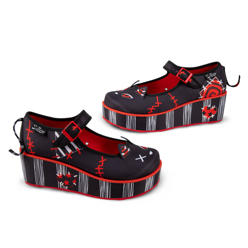 Hot Chocolate Design Chocolaticas® Riot Kitty Women's Mary Jane Platform