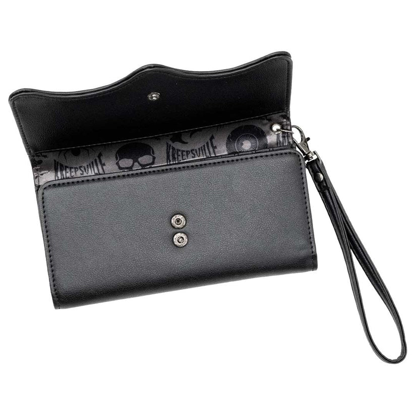 Kreepsville 666 Elvira Golden Jeweled Dagger Trifold Wallet