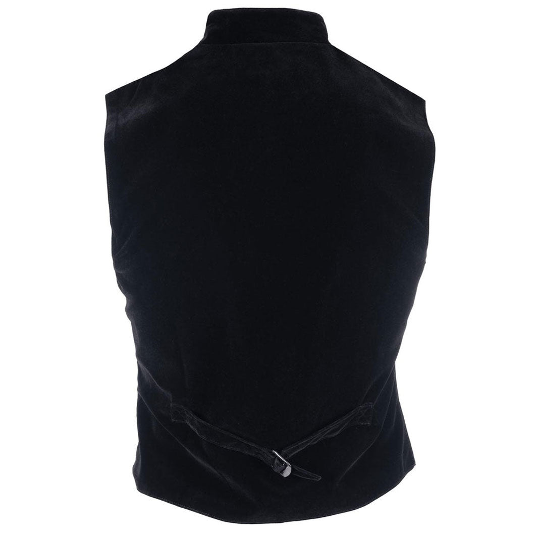 Rock Roll n Soul Velvet Crush Vest Black