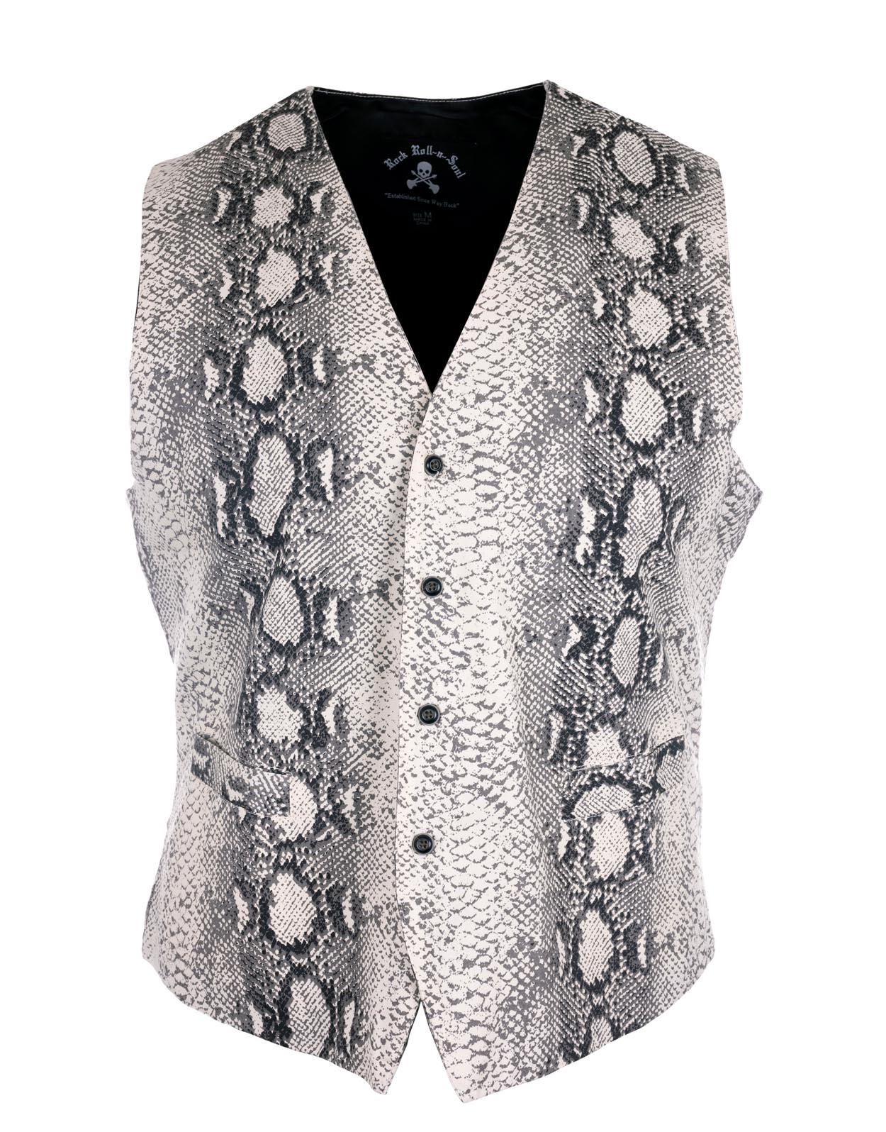Rock Roll n Soul Lizard King Vest Cream