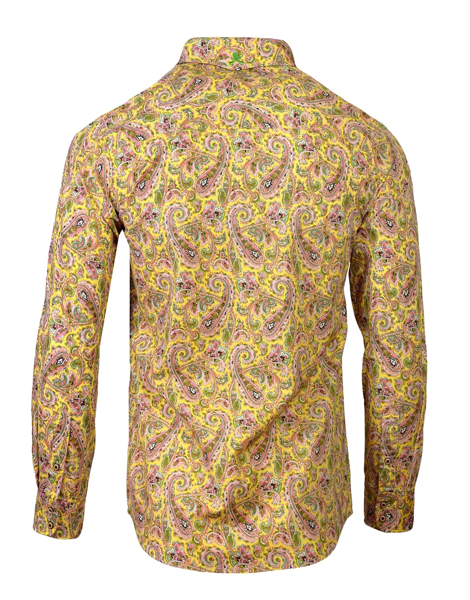 Rock Roll n Soul Hazey Paisley Retro L/S Shirt