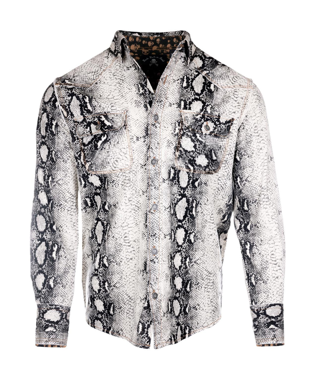 Rock Roll n Soul Wicked Game Snakeskin L/S Shirt