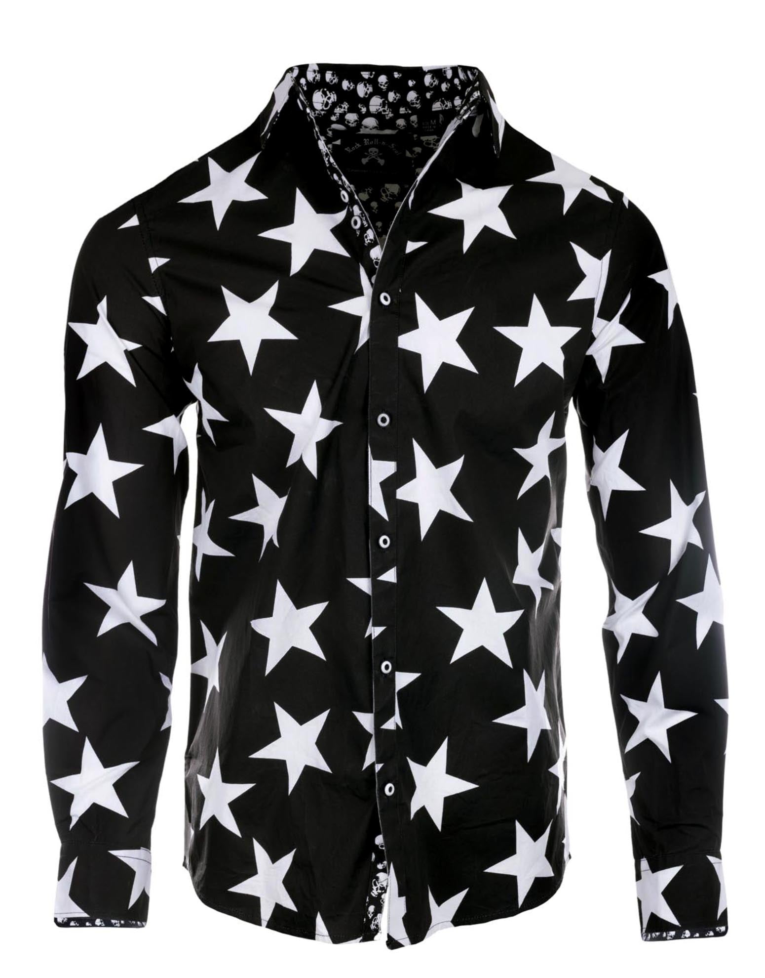 Rock Roll n Soul Starman Stars L/S Shirt