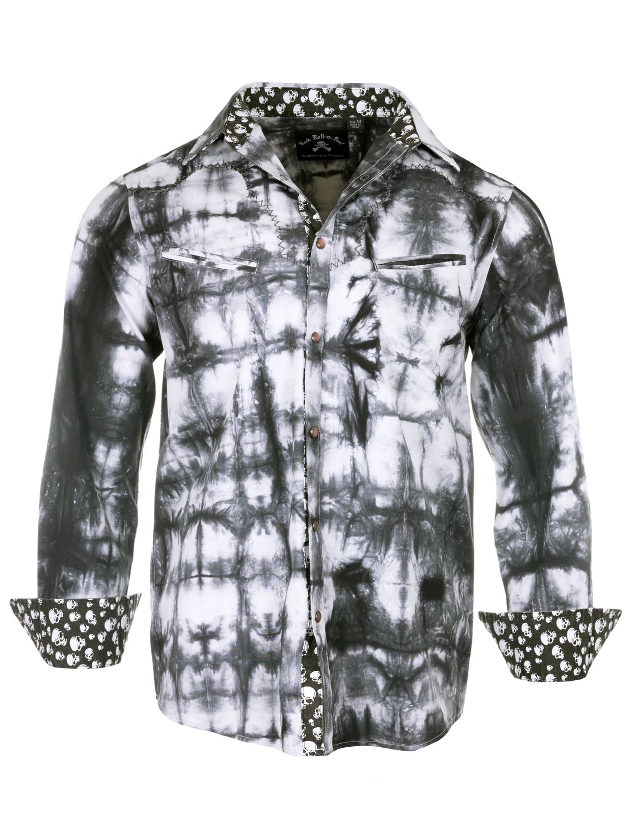 Rock Roll n Soul Tennessee Whiskey Charcoal L/S Shirt