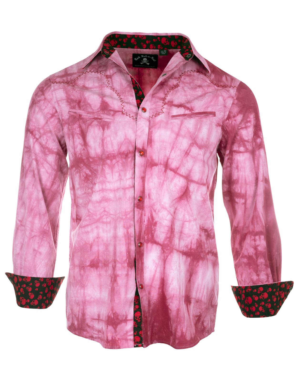 Rock Roll n Soul Tennessee Whiskey Red L/S Shirt