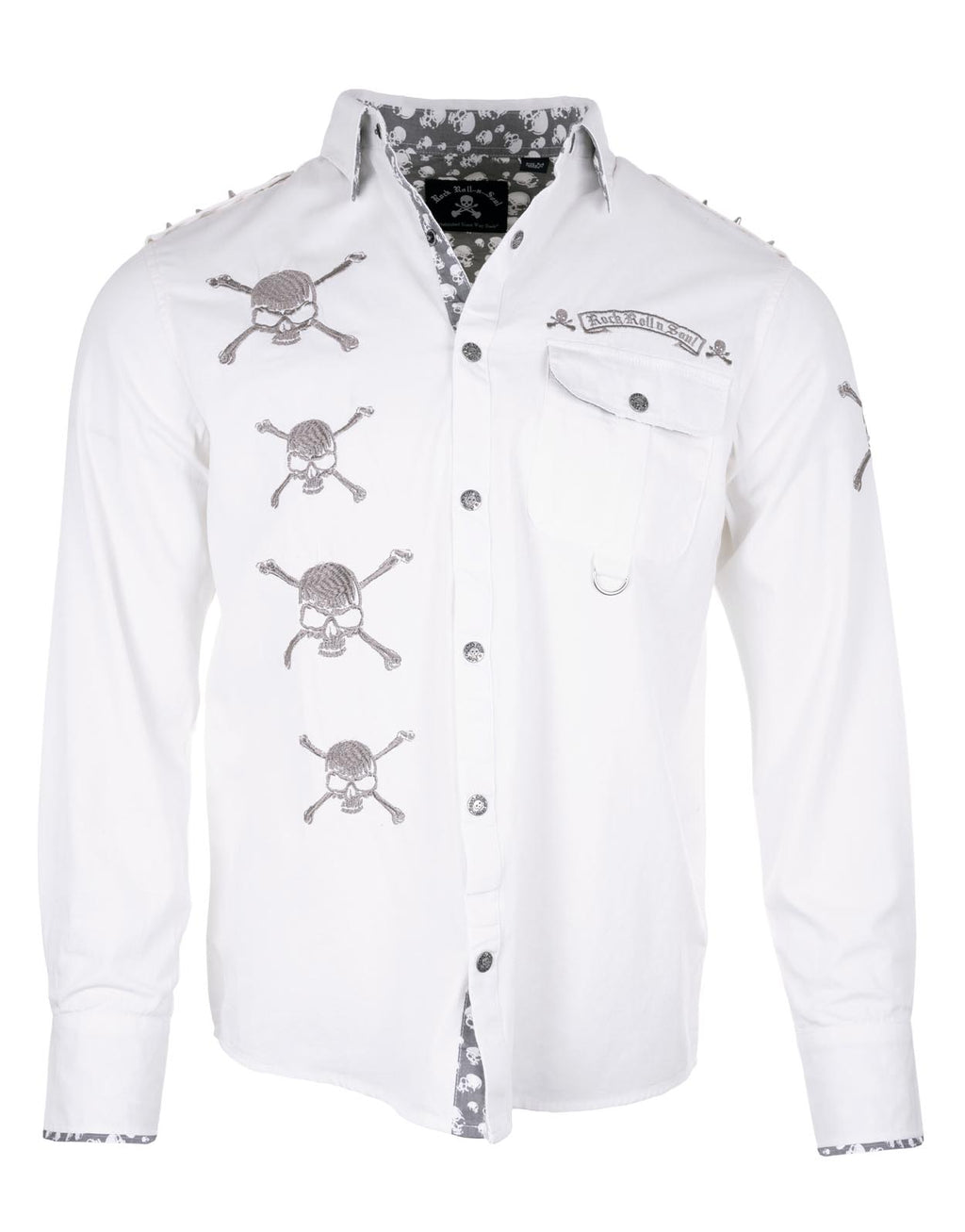 Rock Roll n Soul Soul Skull L/S Shirt