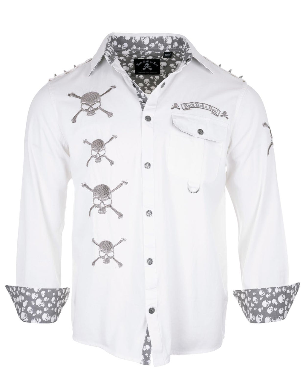 Rock Roll n Soul Soul Skull L/S Shirt