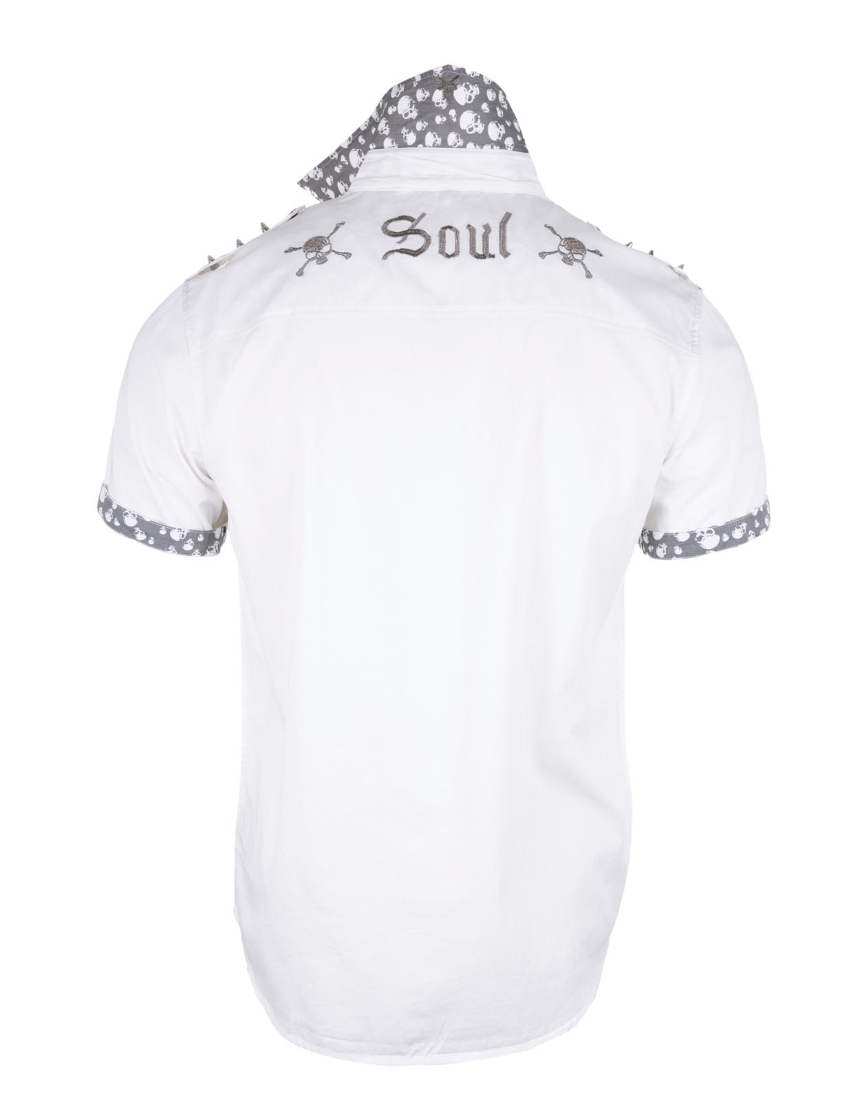 Rock Roll n Soul S/S Soul Skull White Shirt