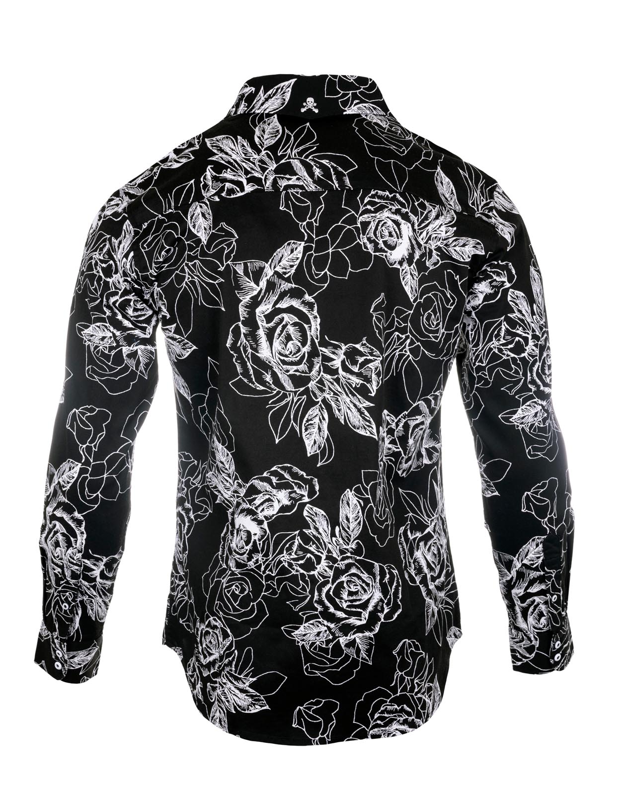 Rock Roll n Soul Wild Flowers Black L/S Shirt
