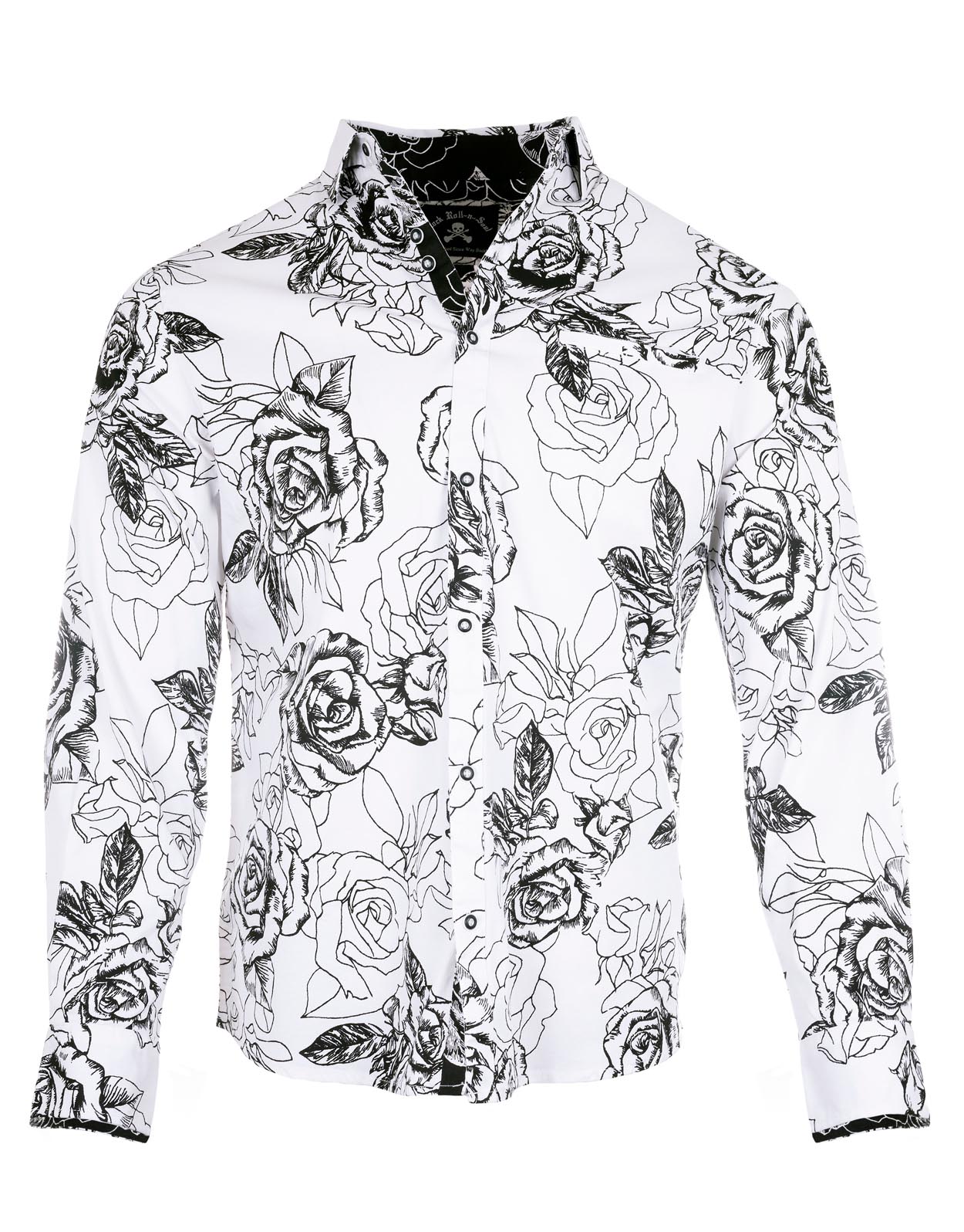 Rock Roll n Soul Wild Flowers White L/S Shirt