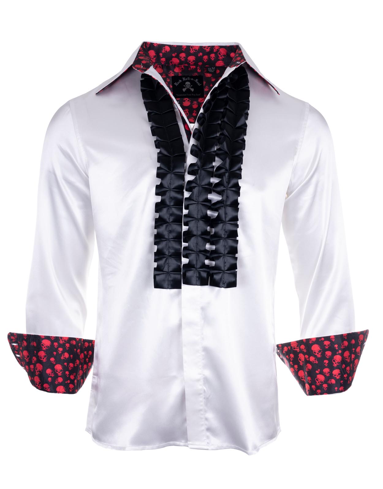 Rock Roll n Soul Johnny B Goode White L/S Shirt