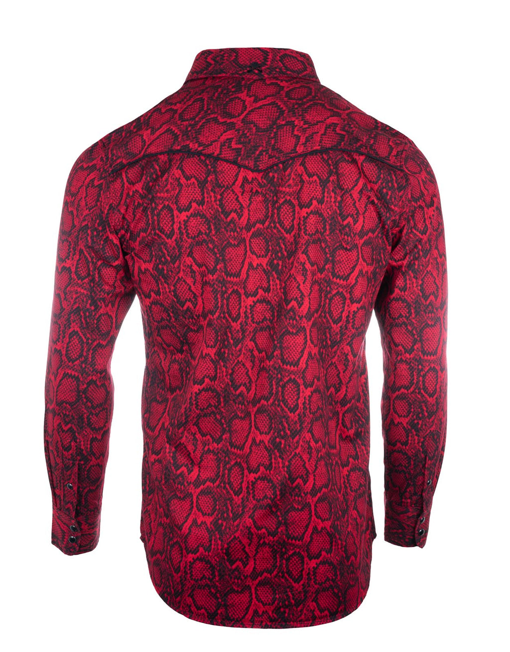 Rock Roll n Soul Dream On Red Snakeskin L/S Shirt