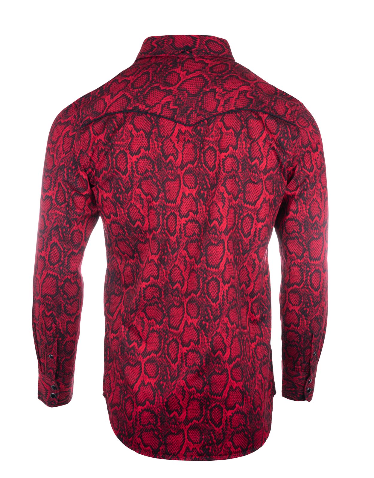 Rock Roll n Soul Dream On Red Snakeskin L/S Shirt