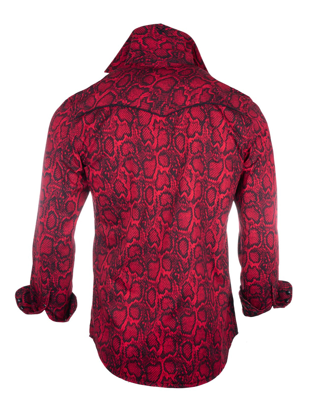 Rock Roll n Soul Dream On Red Snakeskin L/S Shirt