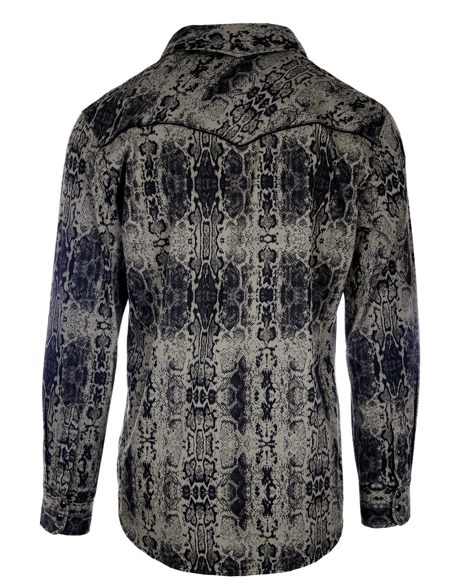 Rock Roll n Soul Slither Snakeskin L/S Shirt