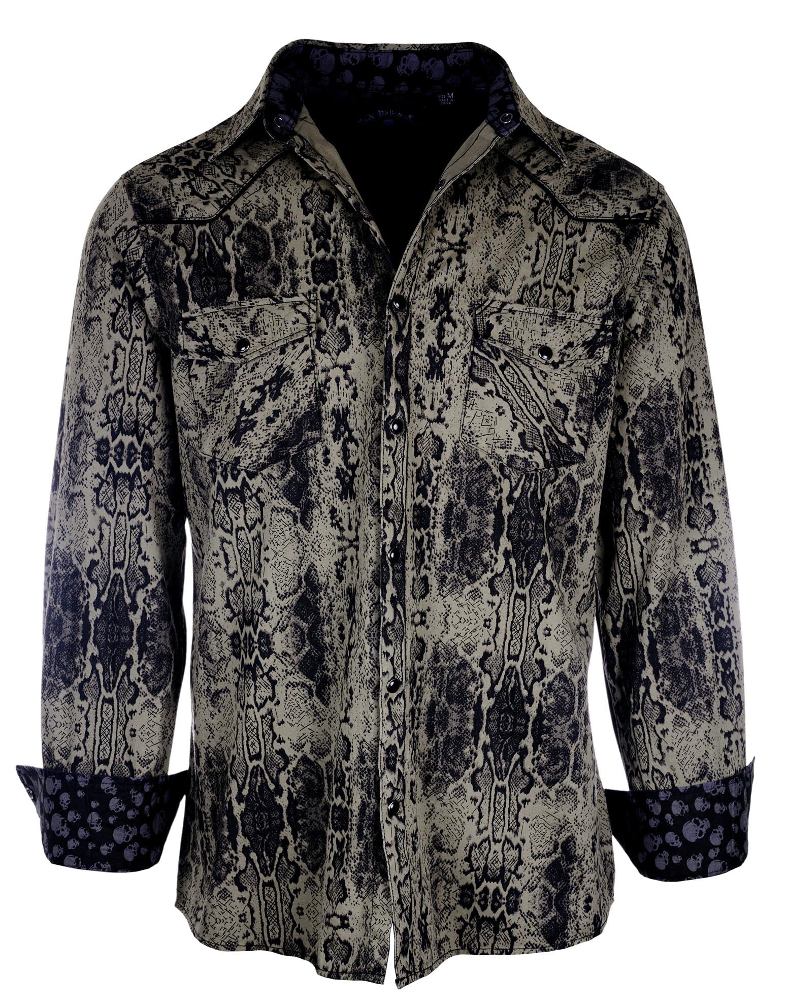 Rock Roll n Soul Slither Snakeskin L/S Shirt