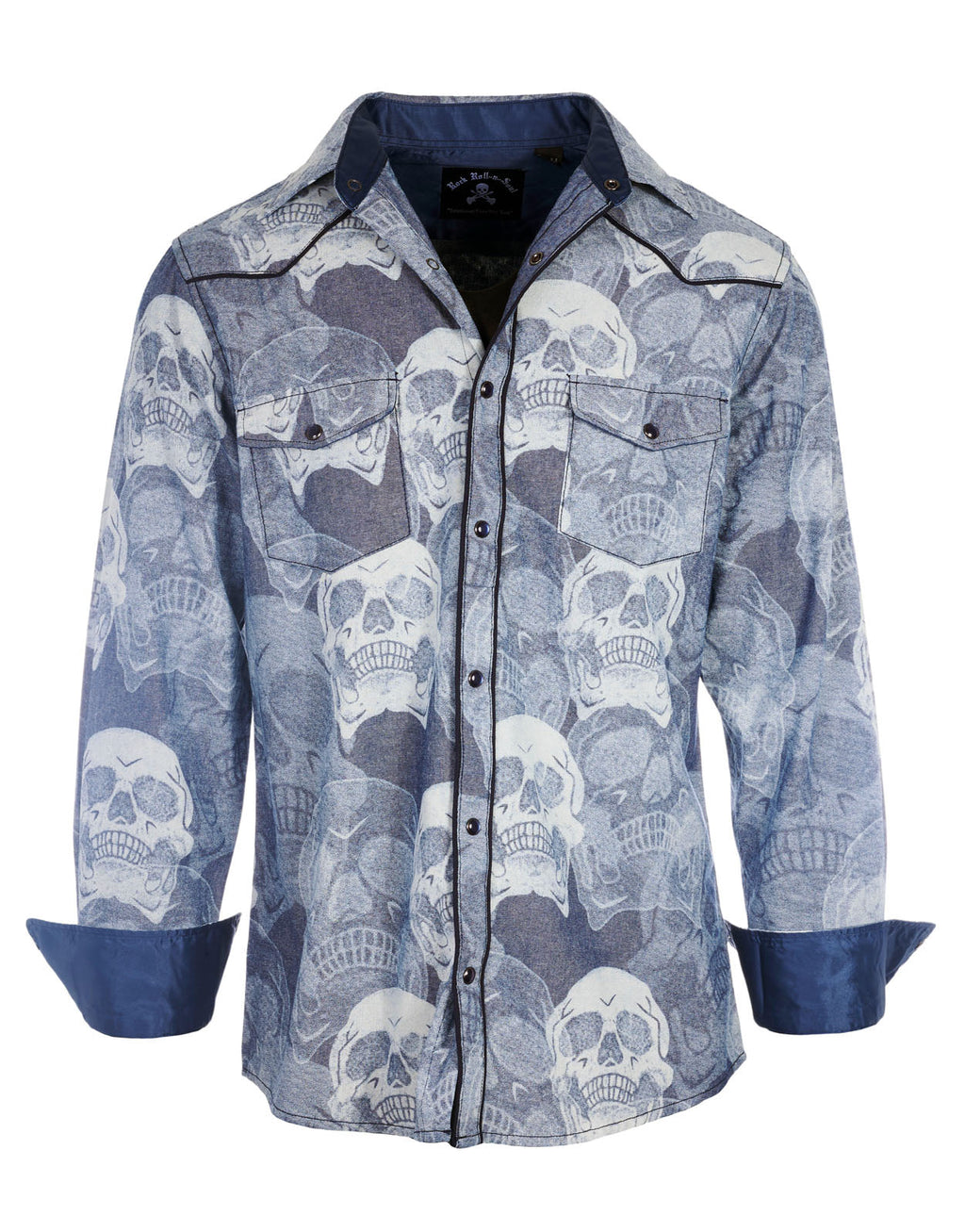 Rock Roll n Soul Fade Away Denim L/S Shirt